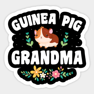 Guinea Pig Grandma Sticker